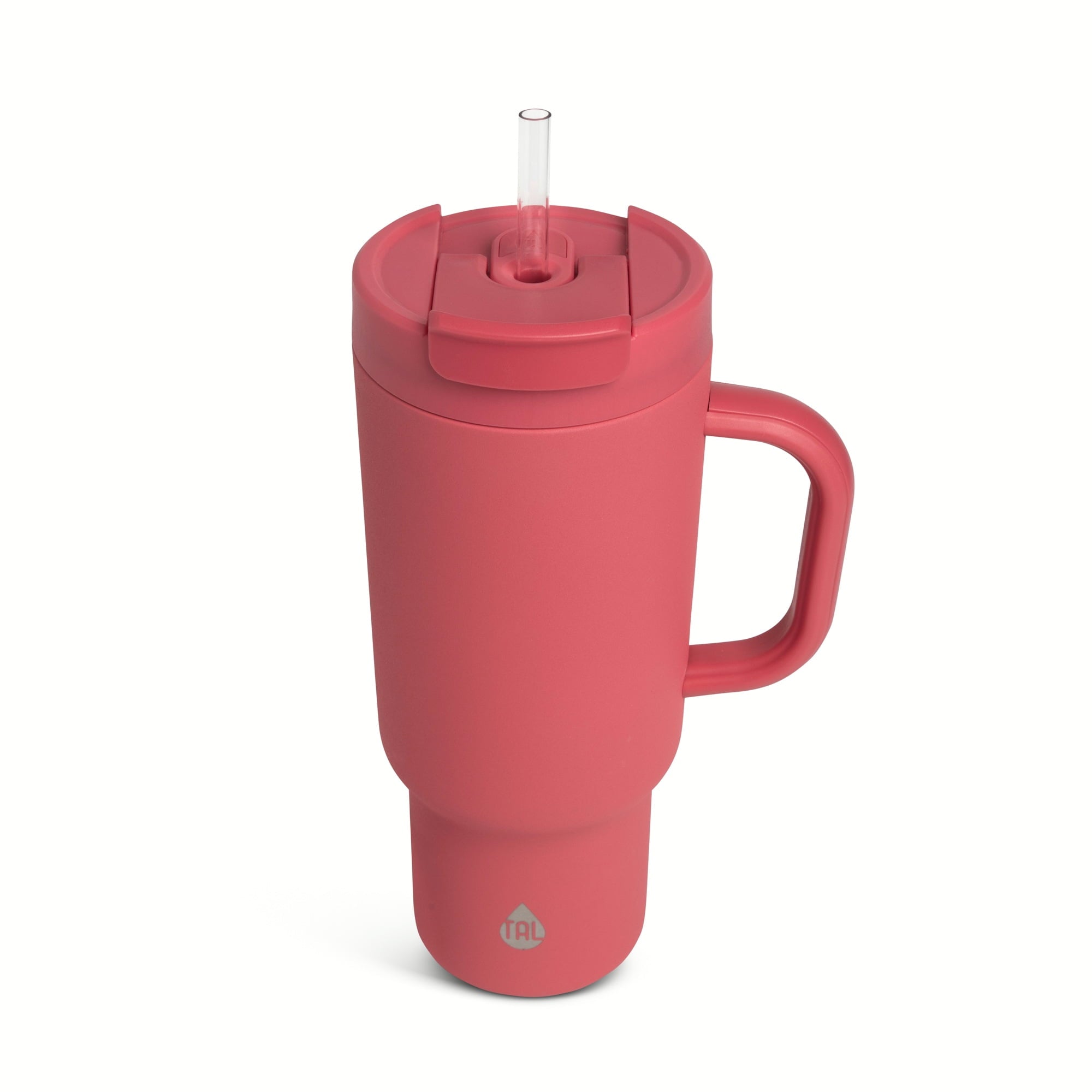 TAL Stainless Steel Hudson Tumbler with Straw 40 fl oz - Pink