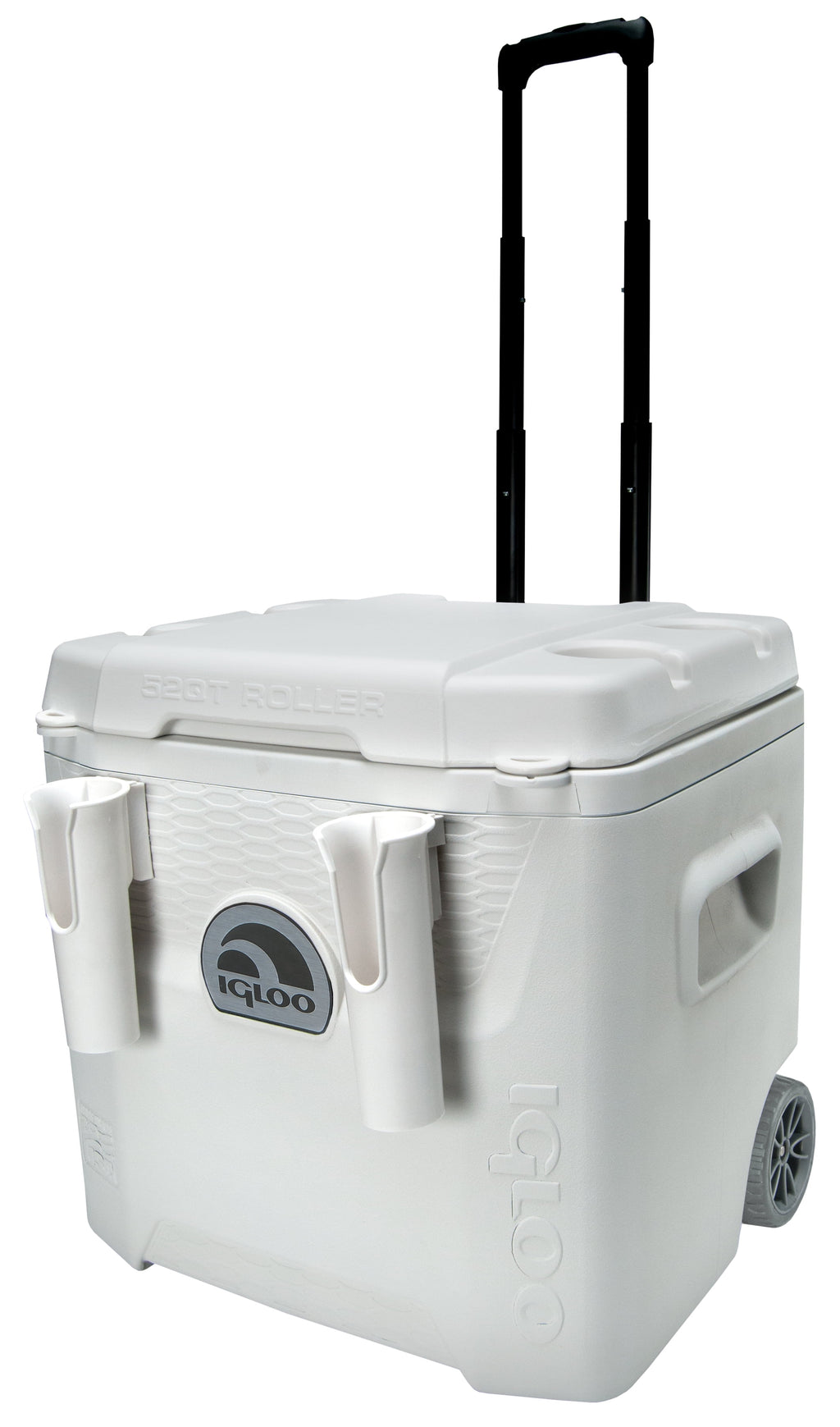 Igloo 52 QT Marine Ice Chest Cooler with Wheels - White