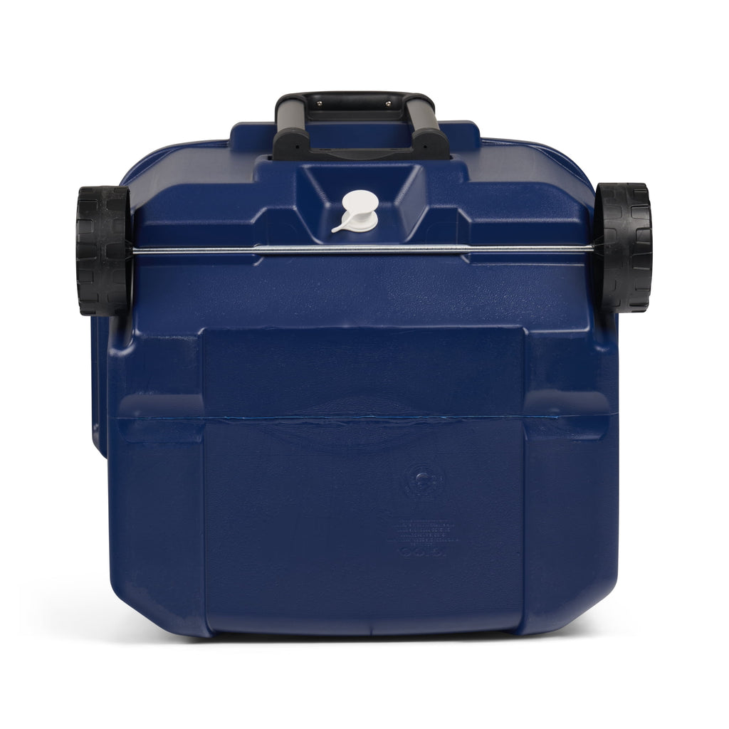Igloo x USSF 60 QT Laguna Ice Chest Cooler with Wheels - US Soccer Rolling Cooler for Games and Practices, Red White and Blue