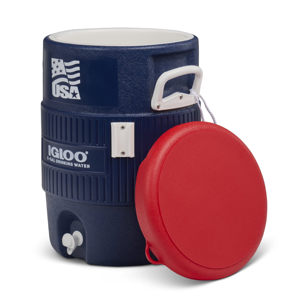 Igloo 5 Gallon Heavy-Duty beverage Jug - Red White and Blue