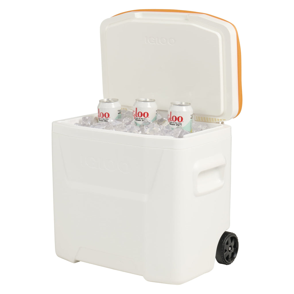 University of Tennessee Volunteers 28 QT Laguna Soft Top Wheeled Cooler by Igloo - White and Orange