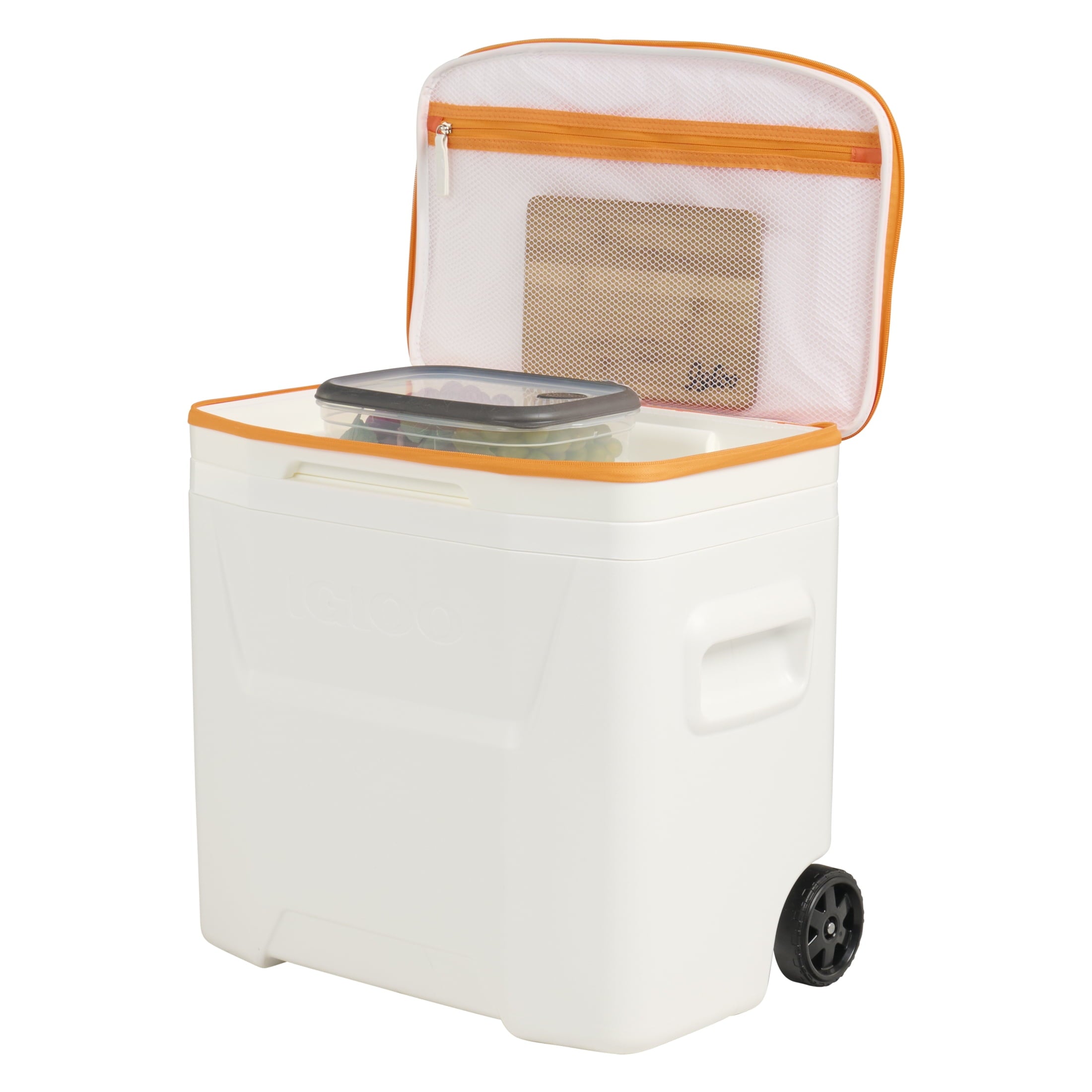 University of Tennessee Volunteers 28 QT Laguna Soft Top Wheeled Cooler by Igloo - White and Orange