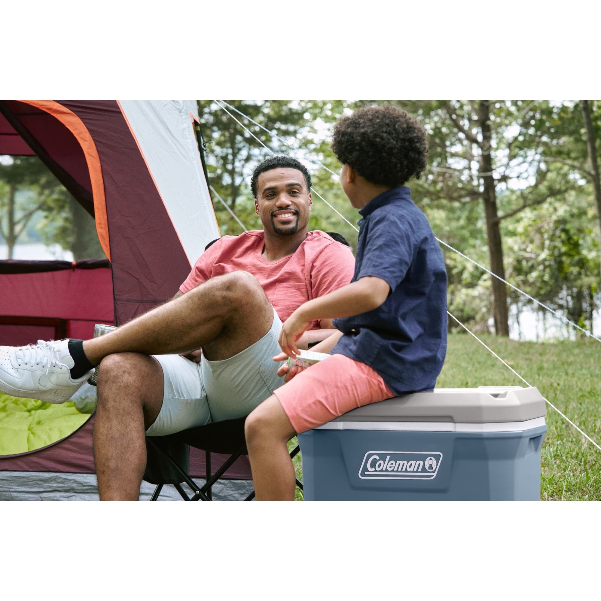 Coleman 316 Series 60QT Hard Chest Wheeled Cooler - Lakeside Blue