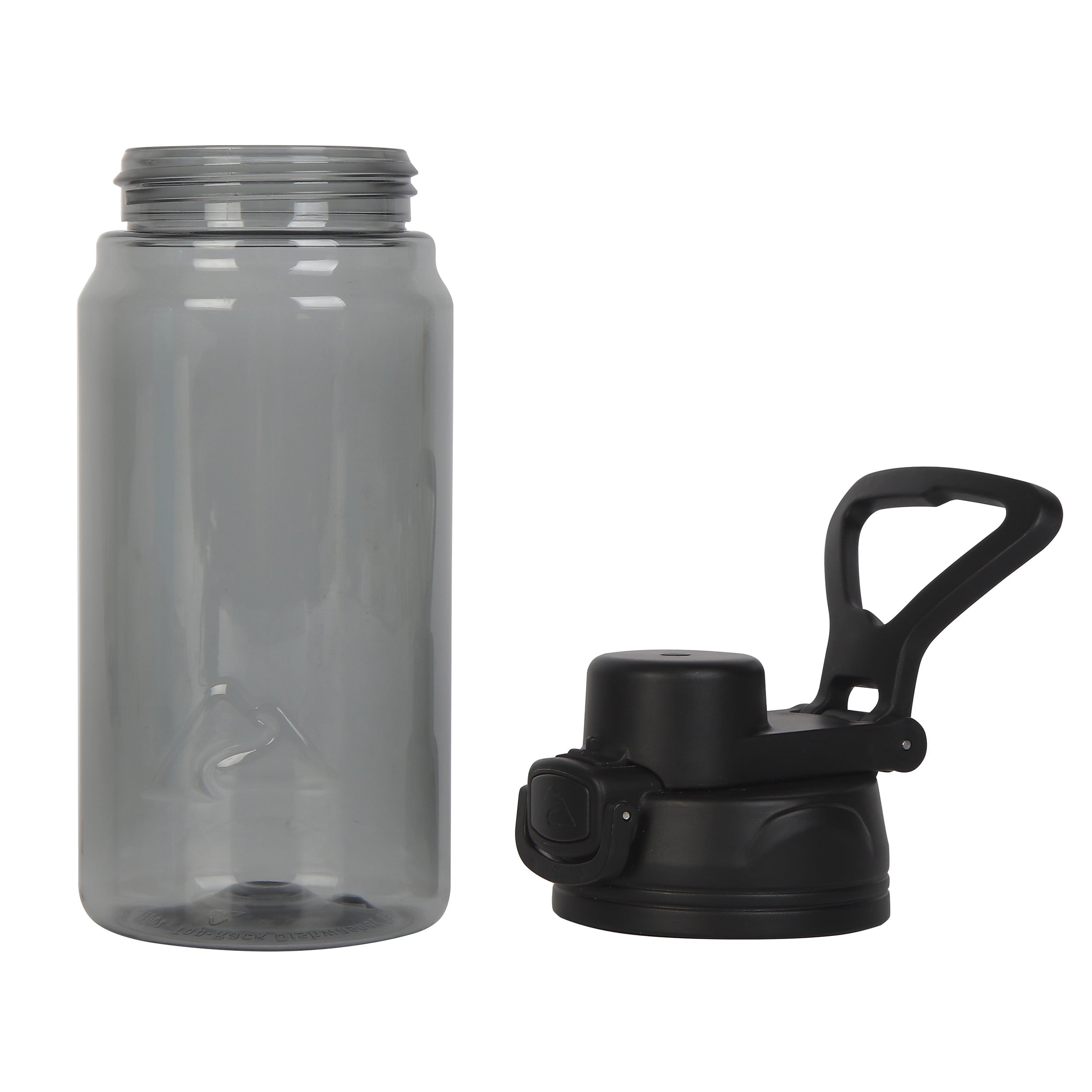 Ozark Trail 18 oz Tritan Plastic Flip-Top Lid Water Bottle - Gray