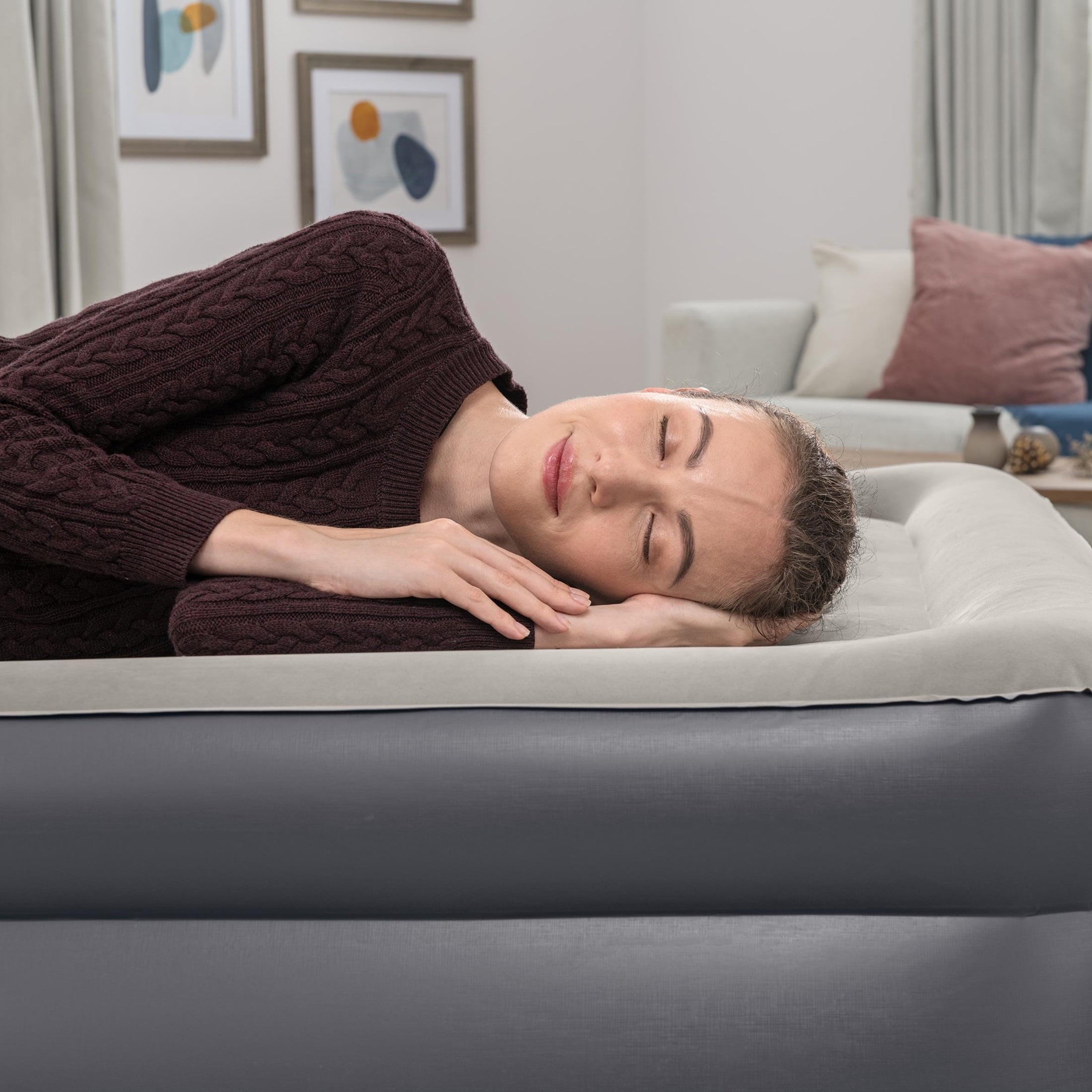 Coleman Tritech Air Mattress Full 22" with Built-in AC Pump