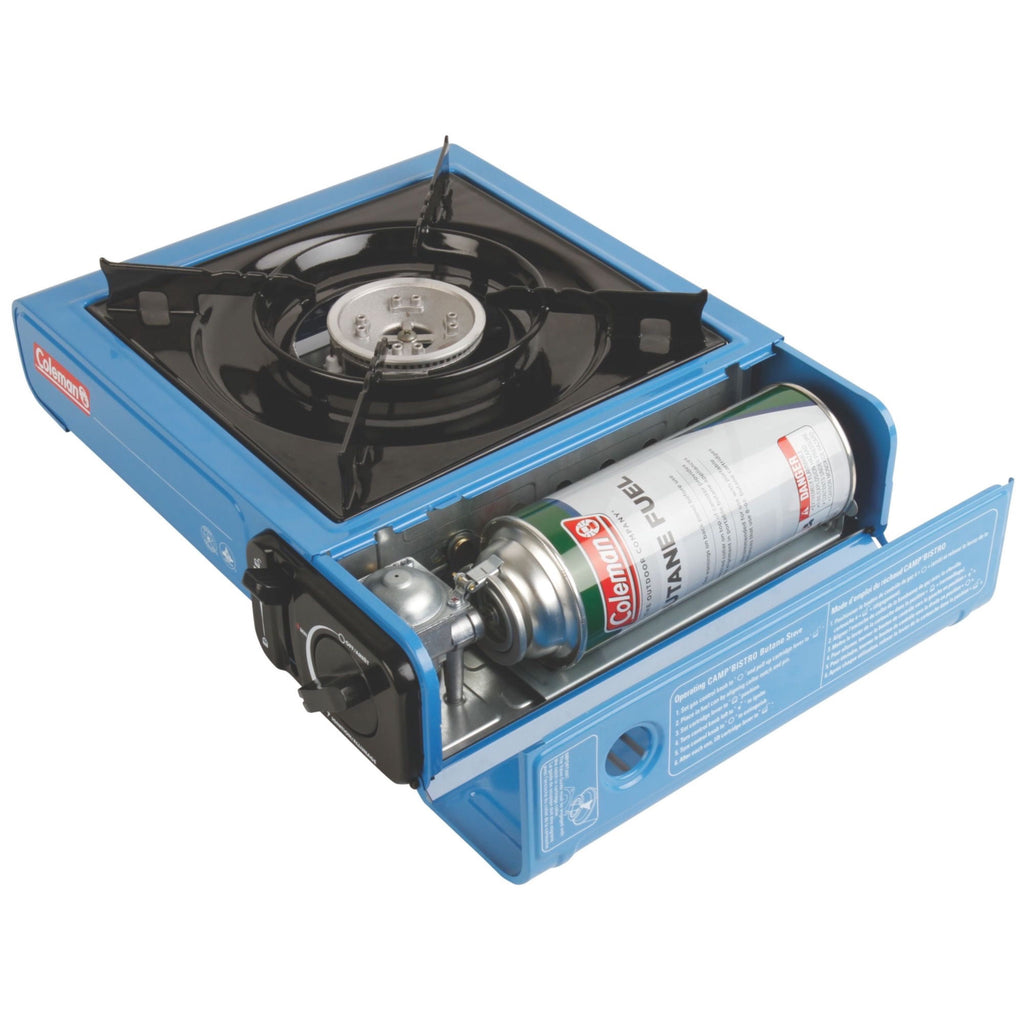 Coleman Tabletop Butane Gas Camping Stove - 1-Burner, Blue