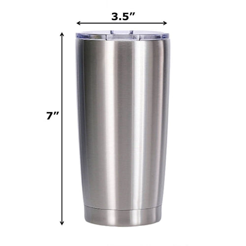 Aspire 20 Ounce Stainless Steel Tumbler - Double Walled Insulated Travel Cup with Splash Proof Lid, Keep Cold or Hot for Hours-Black