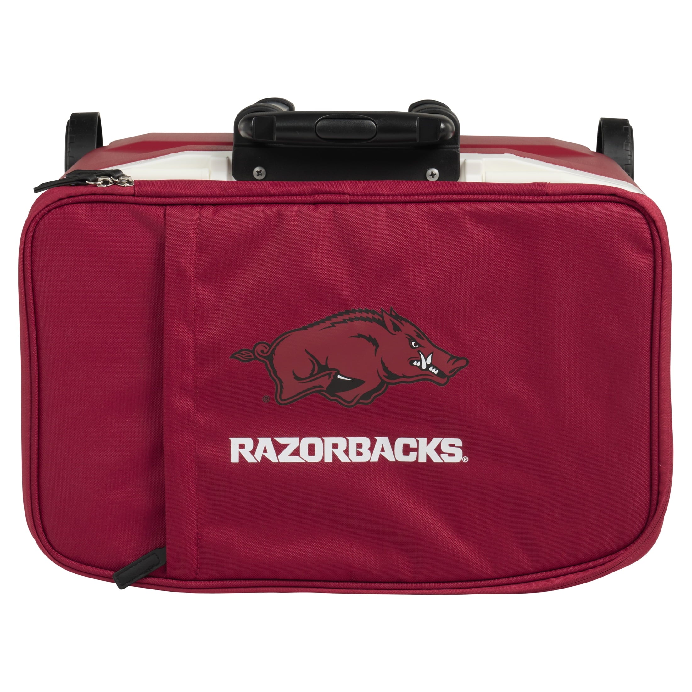 University of Arkansas Razorbacks 28 QT Laguna Soft Top Wheeled Cooler by Igloo - Red