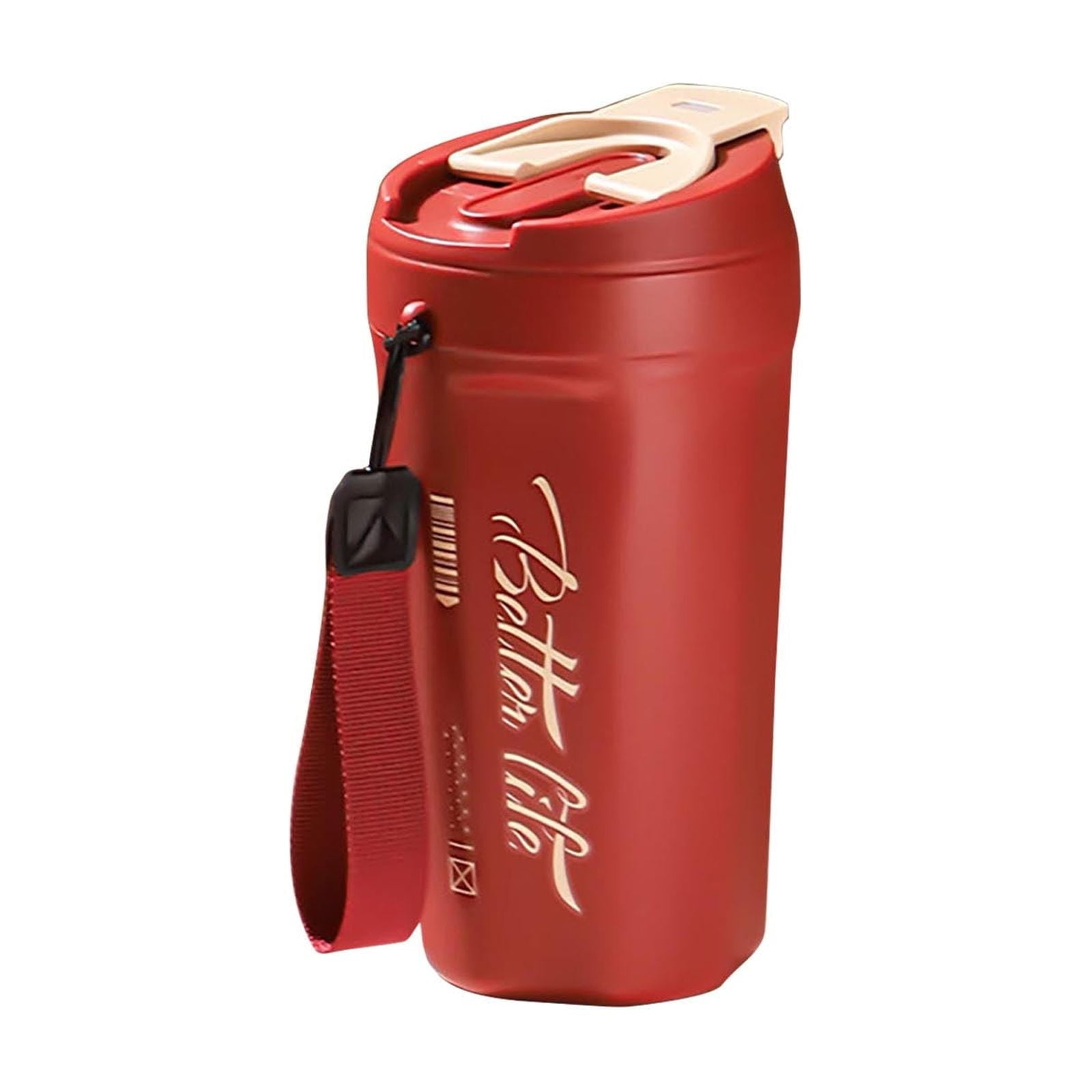 Fzsteel Premium Double Wall Insulated Stainless Steel Travel Mug - 17.6oz Leak-Proof Portable Coffee Tumbler with Handle for Car, Office, and Outdoor Use