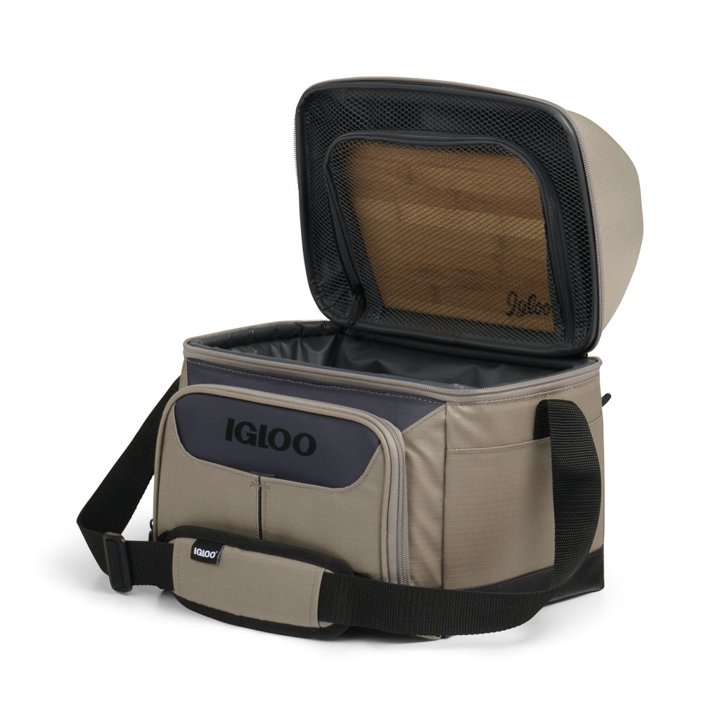 Igloo 22 Can Capacity Trek Gripper Soft Sided Cooler - Sandstone Tan