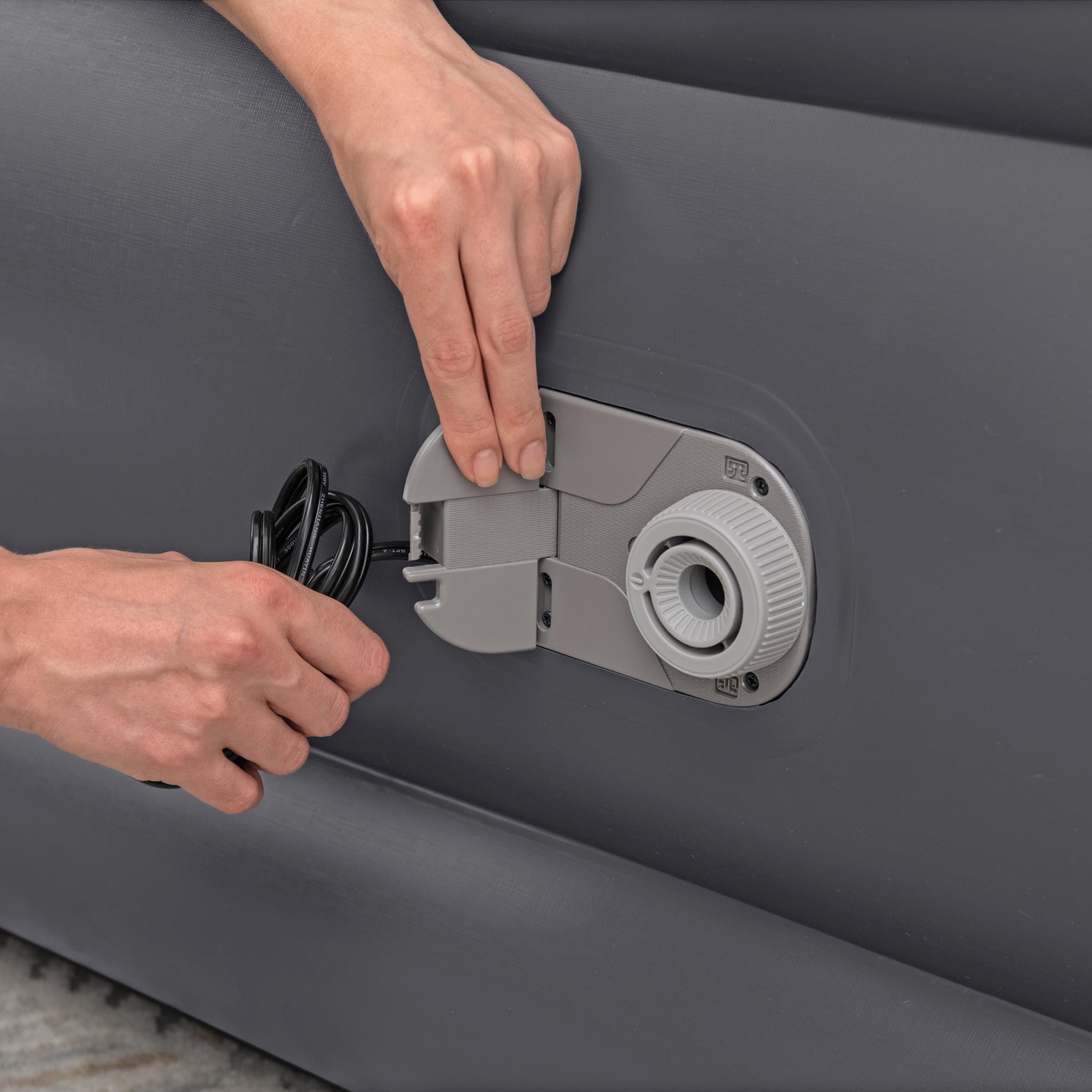 Coleman Tritech Air Mattress Full 22" with Built-in AC Pump