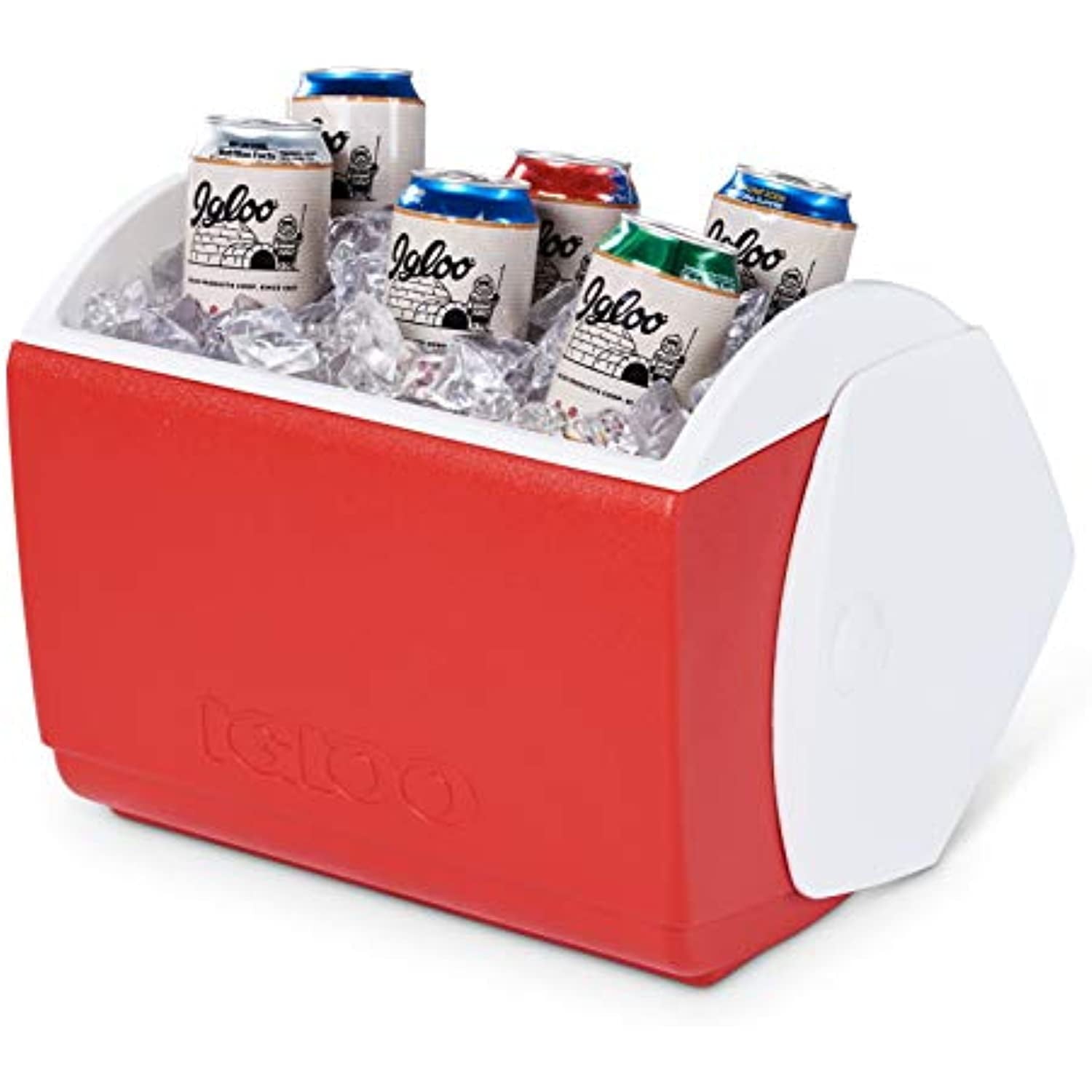 Igloo Red/White - Playmate Pal 7 Quart Personal Sized Cooler, 11.75 x 8.25 x 12-Inch, 7 Qt