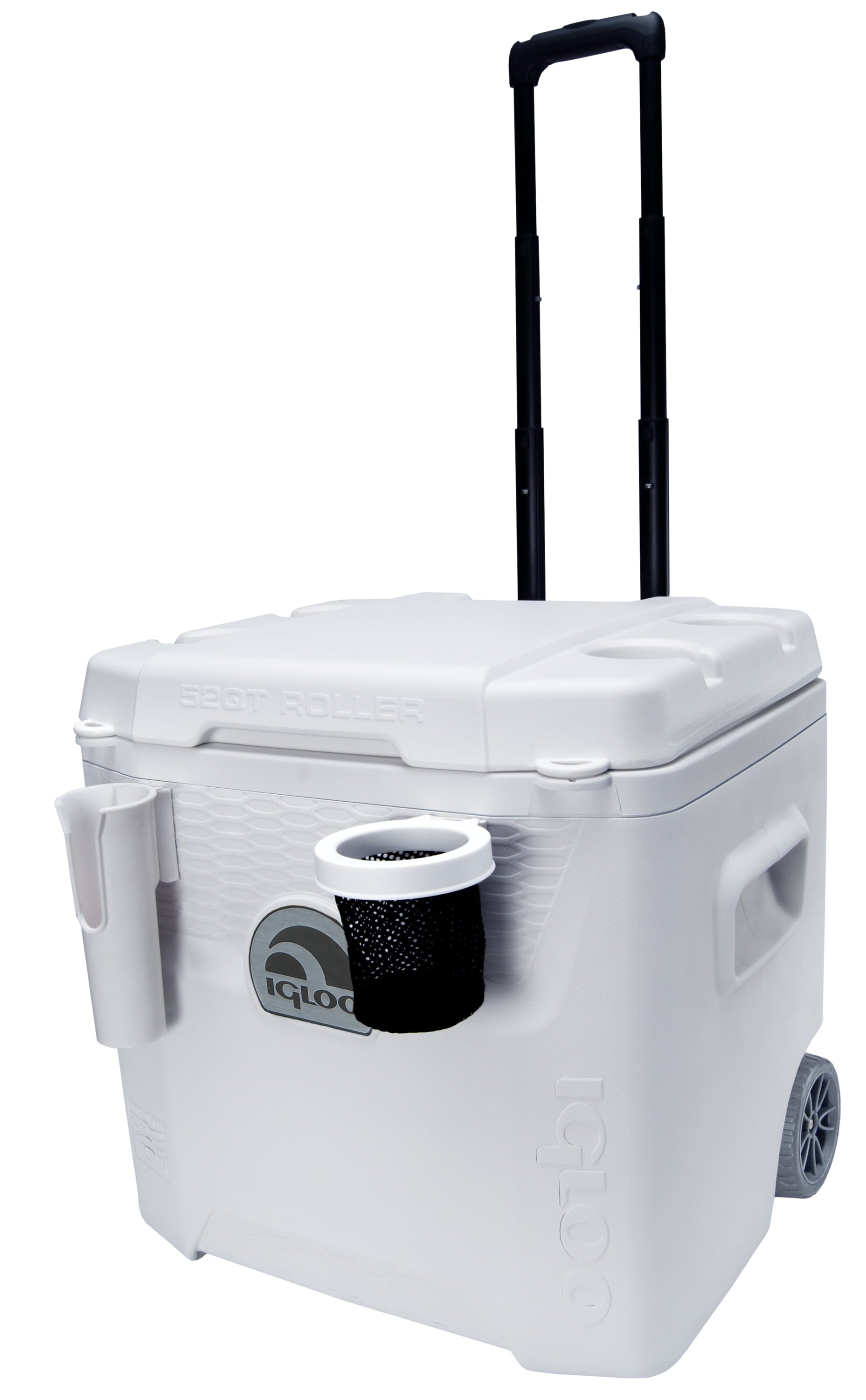 Igloo 52 QT Marine Ice Chest Cooler with Wheels - White