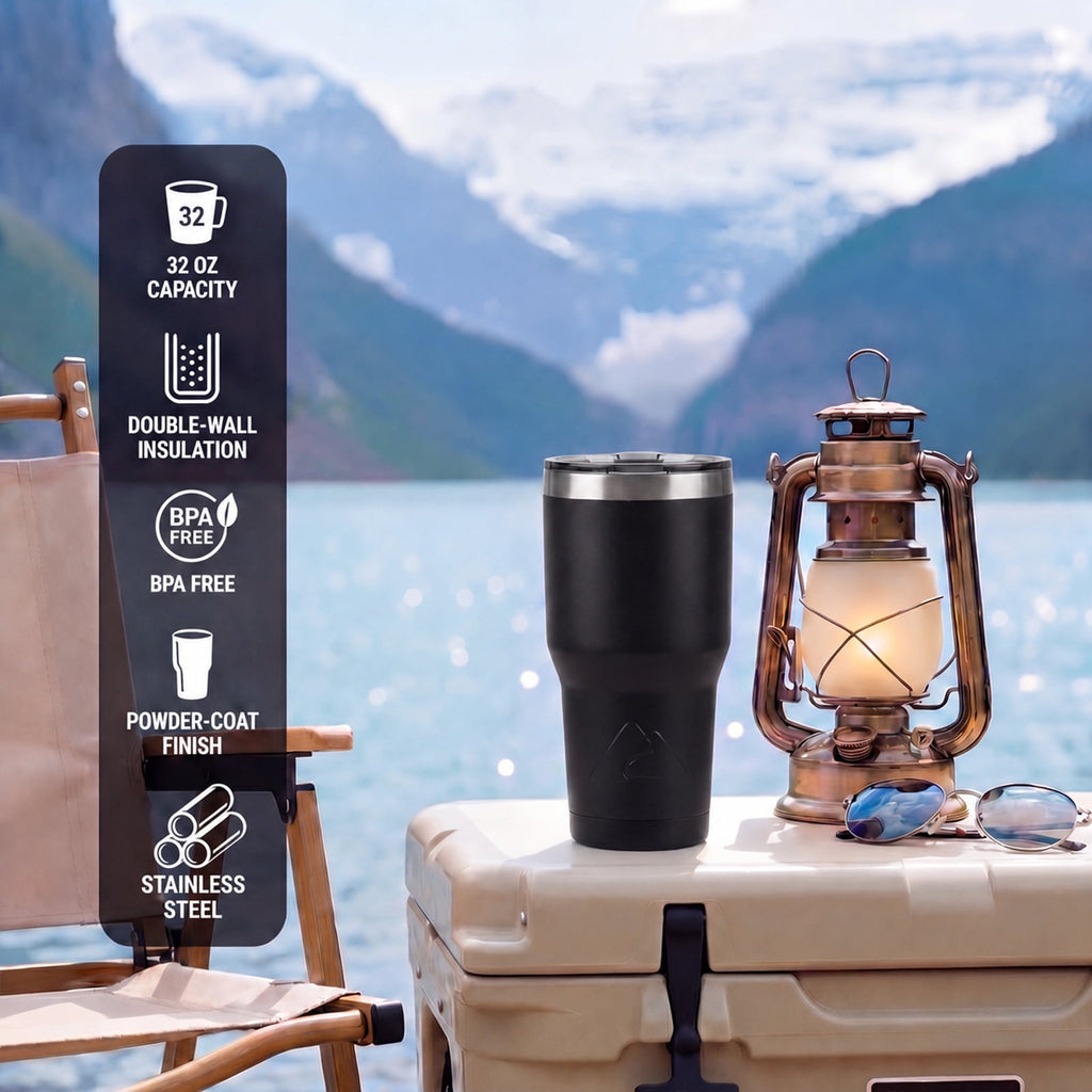 Ozark Trail 32 oz Stainless Steel Insulated Tumbler - Black