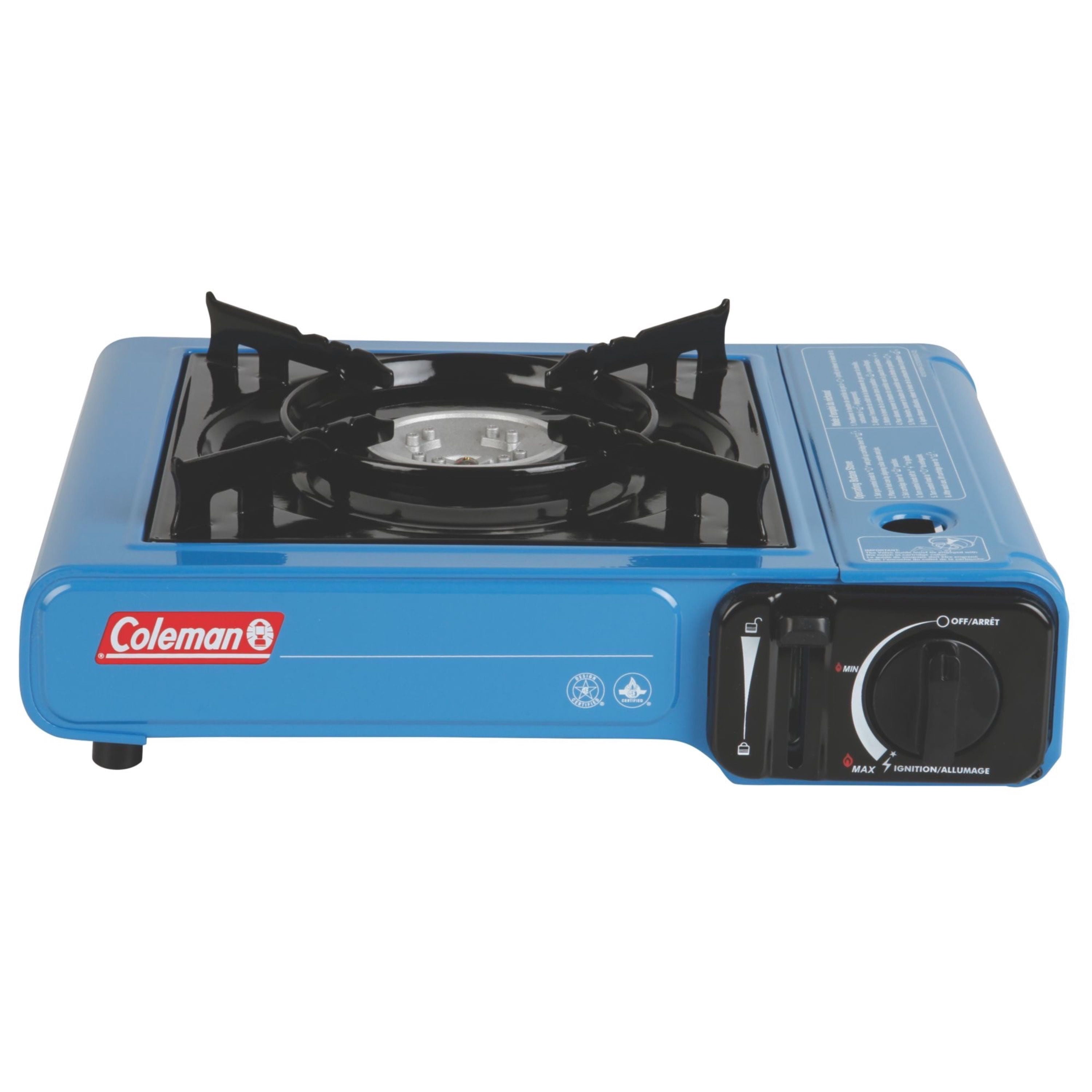 Coleman Tabletop Butane Gas Camping Stove - 1-Burner, Blue
