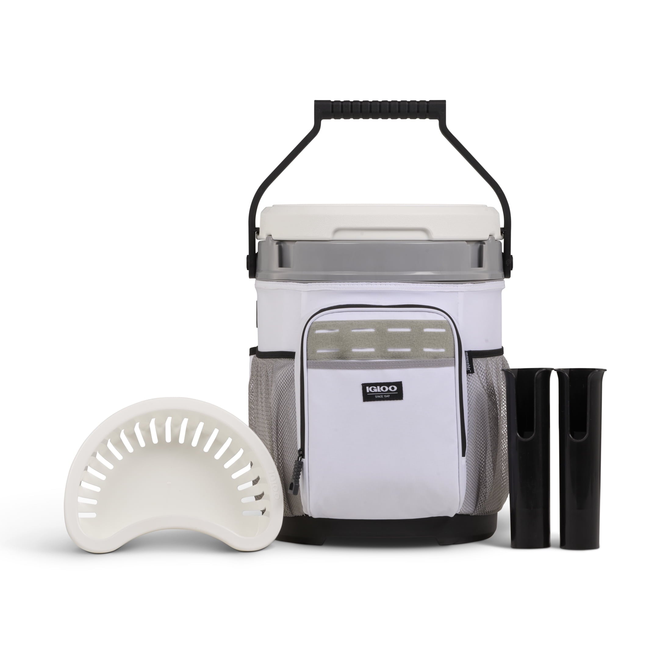 Igloo 20 QT Marine Cooler Bucket and Seat - White