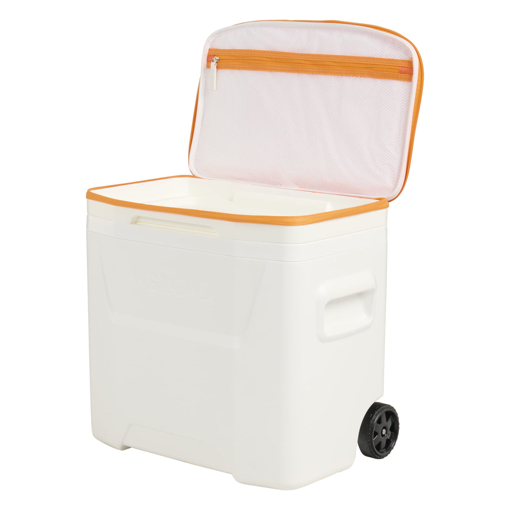 University of Tennessee Volunteers 28 QT Laguna Soft Top Wheeled Cooler by Igloo - White and Orange