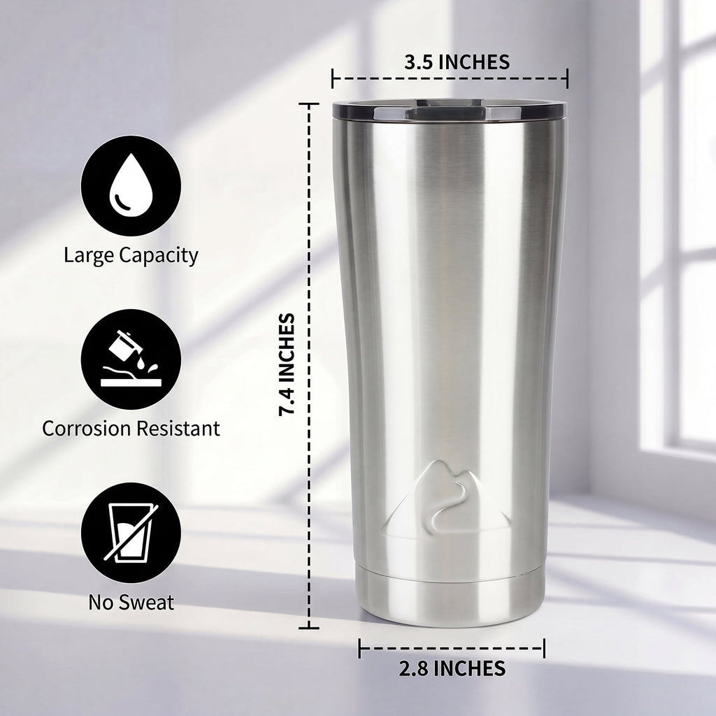 Ozark Trail 22 oz Stainless Steel Insulated Tumbler - Silver