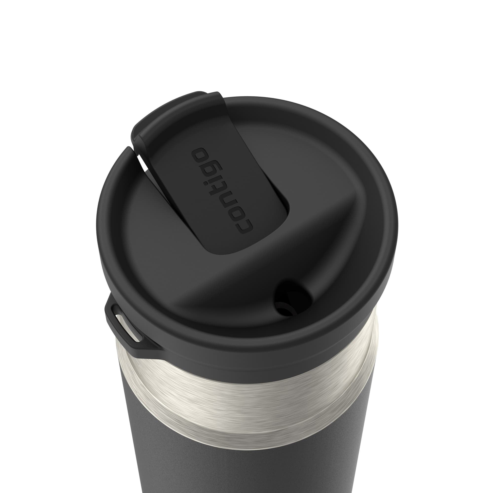 Contigo SnapSeal 14 oz Leakproof Stainless Steel Water Bottle - Vacuum-Insulated for Hot & Cold Drinks, Spill-Proof AutoClose Opening with Straw Compatibility, BPA-Free & Lead-Free, Dishwasher Safe