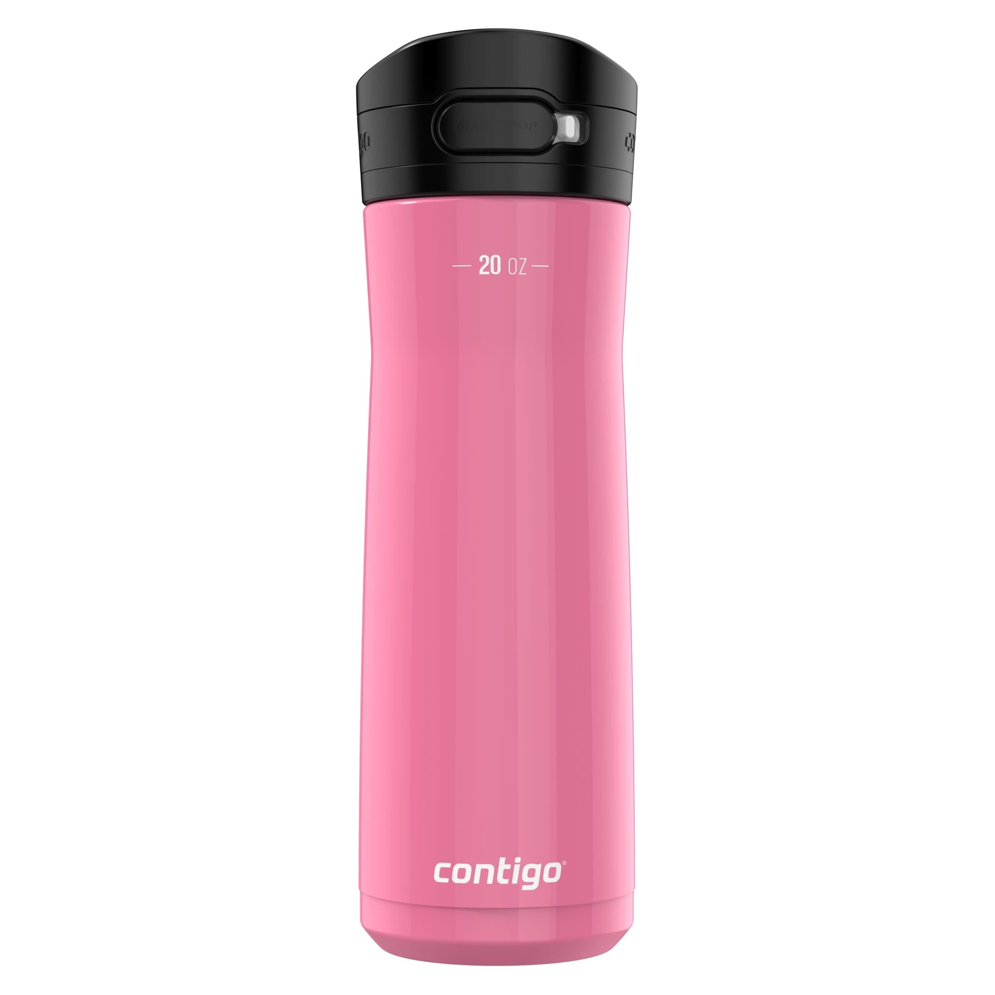 Contigo Jackson Chill 2.0 Stainless Steel Water Bottle with AUTOPOP Lid - 20 Ounces, Azalea