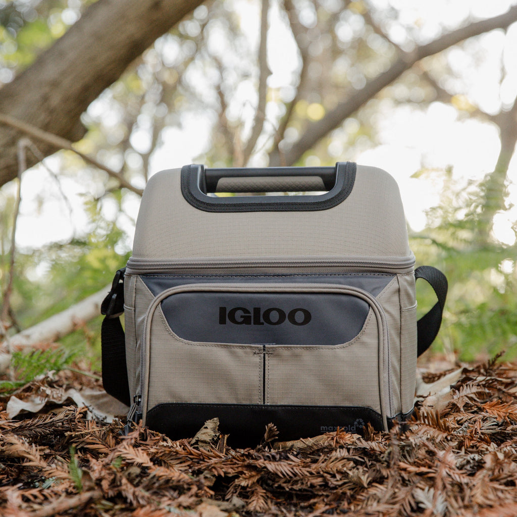 Igloo 22 Can Capacity Trek Gripper Soft Sided Cooler - Sandstone Tan