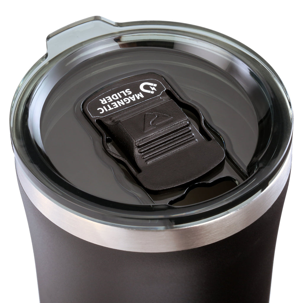 Ozark Trail 18 oz Stainless Steel Insulated Tumbler with Cork Bottom - Black - 3-Pack