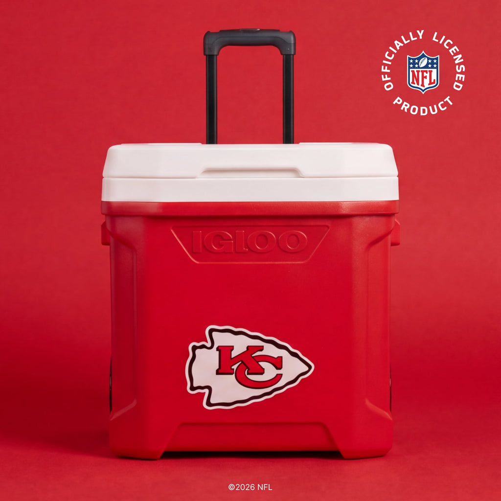 Igloo 60 QT Profile II NFL Rolling Cooler - Kansas City Chiefs, Red