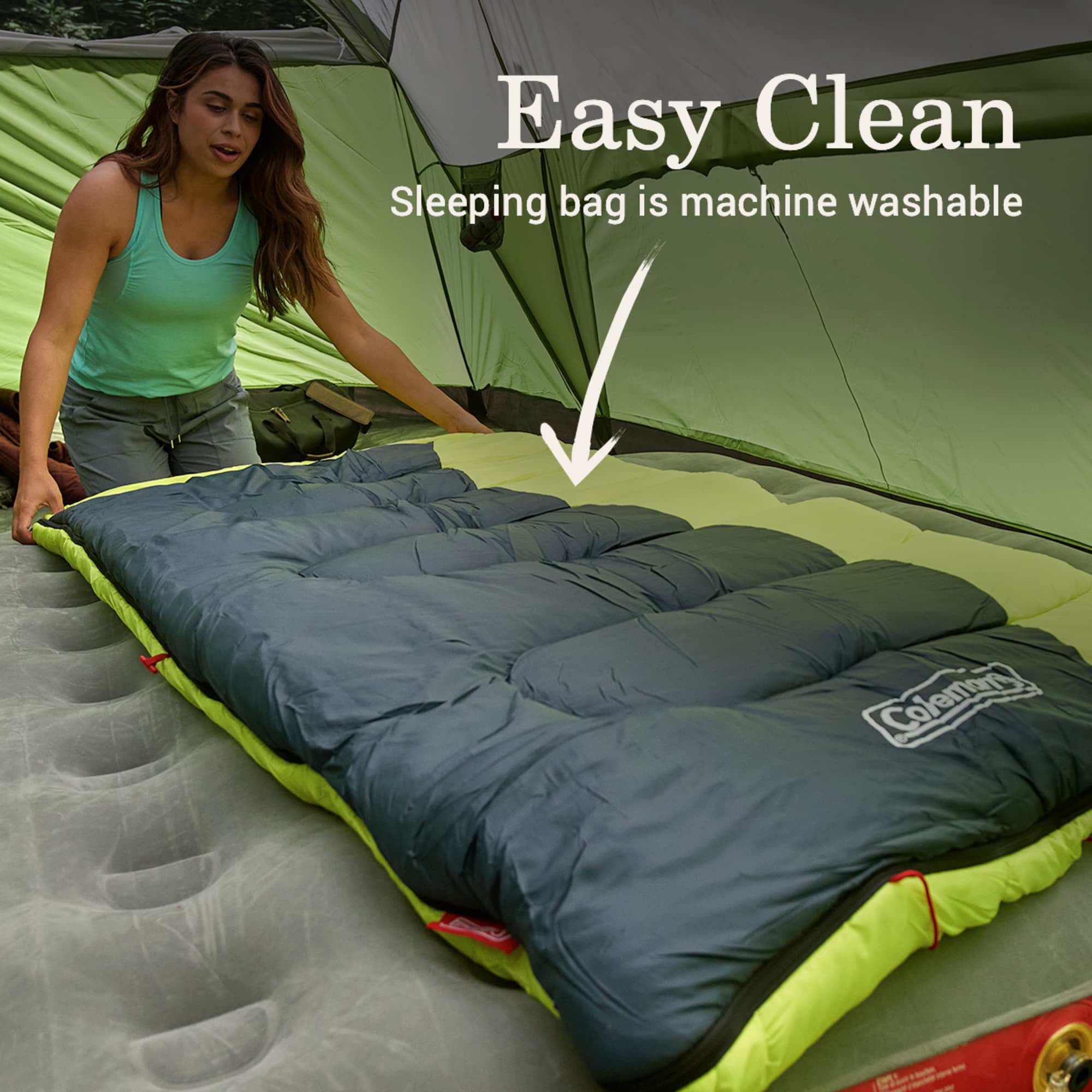 Coleman Montauk 20?F Big and Tall Sleeping Bag