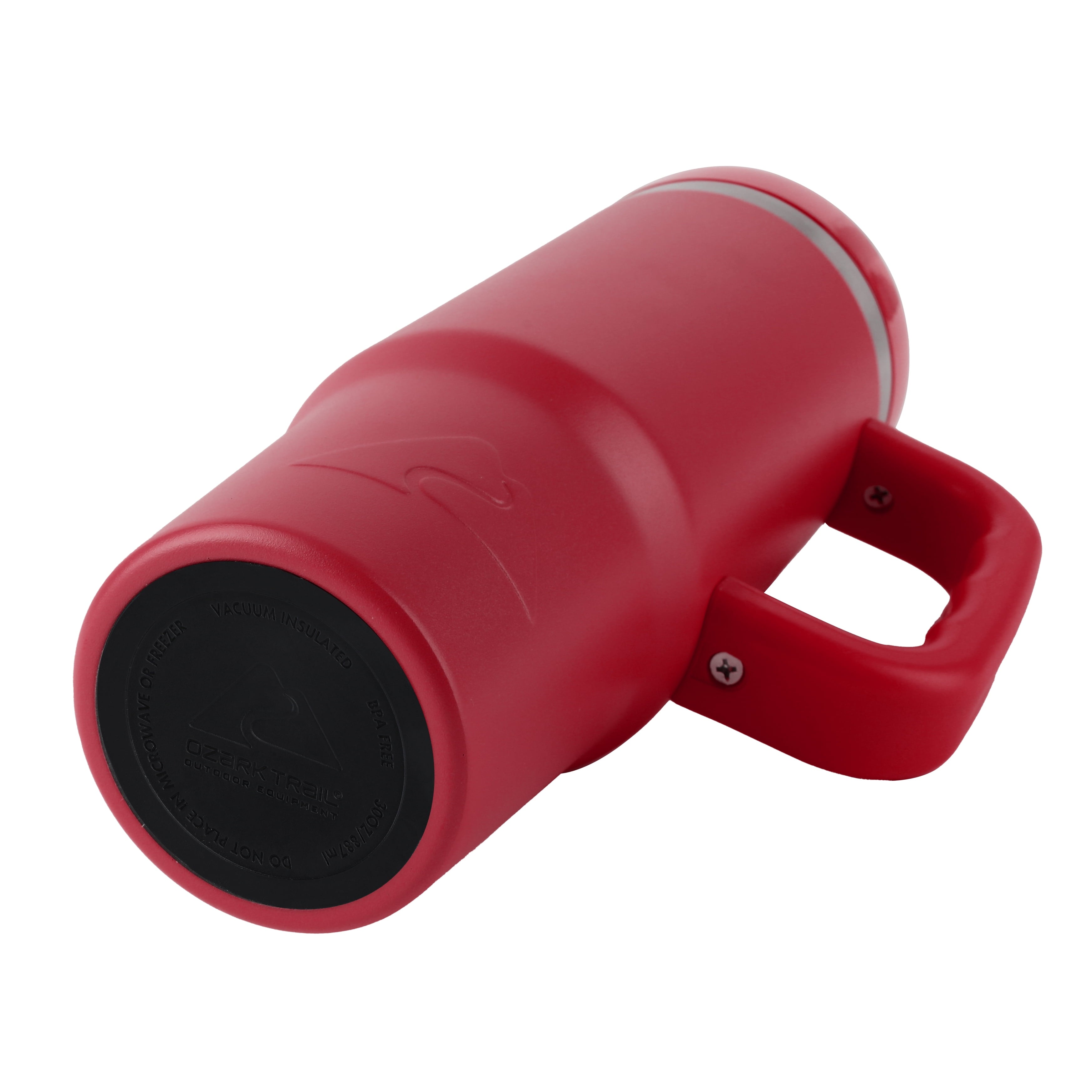 Ozark Trail 30oz Tailgating Tumbler with handle- Dark Red