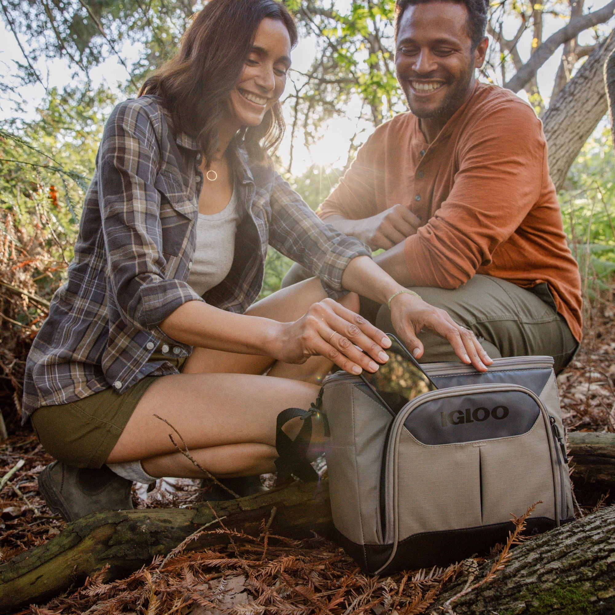 Igloo Trek 18 Can Capacity Softside Cooler with Hard Liner - Sandstone Tan